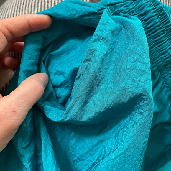 Kristen Blake RetroTrack Pants, Size Medium, Aqua Blue Color - Picture 4 of 8